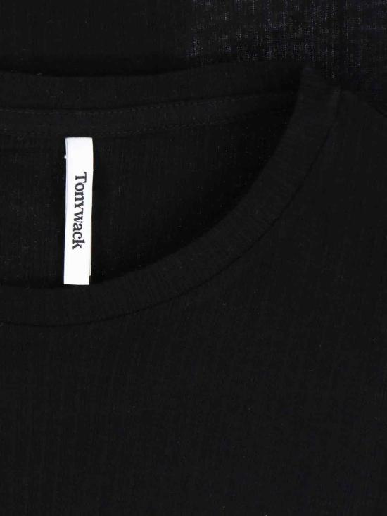 25FW 토니웩 반팔 티셔츠 BE34TS10 BLACK Black - TONYWACK