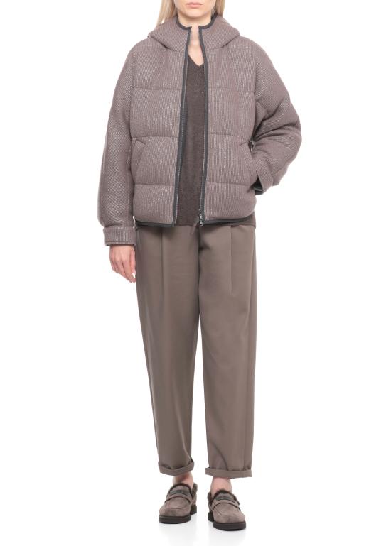 25FW 브루넬로 쿠치넬리 숏패딩 M01ET7728 CEH01 Brown - BRUNELLO CUCINELLI