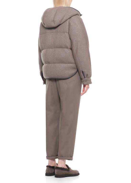 25FW 브루넬로 쿠치넬리 숏패딩 M01ET7728 CEH01 Brown - BRUNELLO CUCINELLI