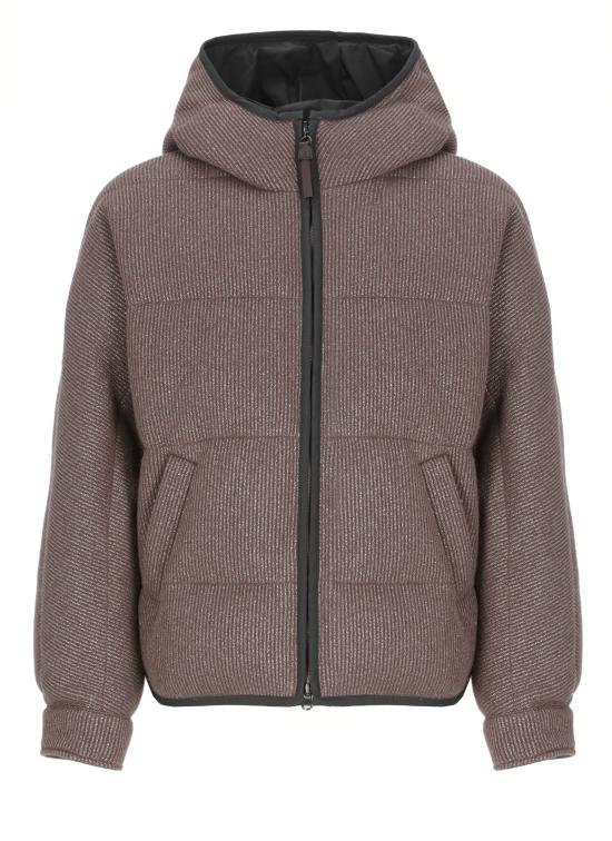 25FW 브루넬로 쿠치넬리 숏패딩 M01ET7728 CEH01 Brown