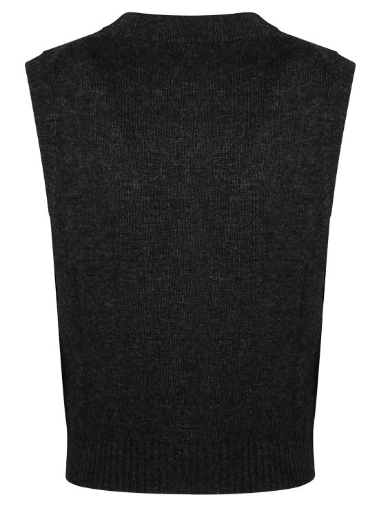 25FW 가니 베스트 K2596 252 GRIGIO - GANNI