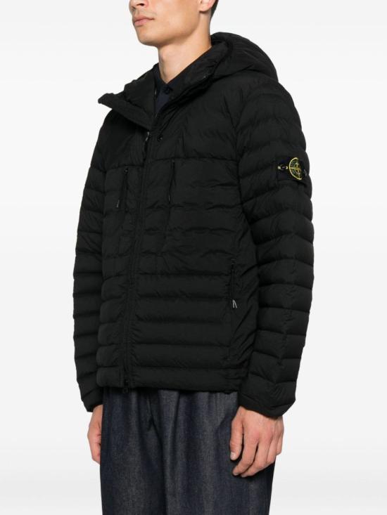 25FW 스톤 아일랜드 심리스 터널 후디 나일론 다운 재킷 K2S154100020S0183V0029 Black - STONE ISLAND