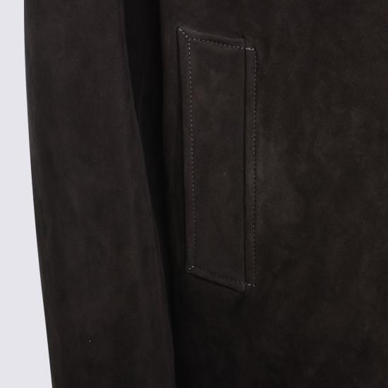 25FW 살바토레 산토로 가죽 자켓 W25SANT49528UCAYDARK BROWN MULTICOLOR - SALVATORE SANTORO