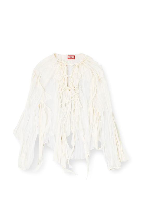 25FW 디젤 블라우스 A18563 0KIBL1AM WHITE