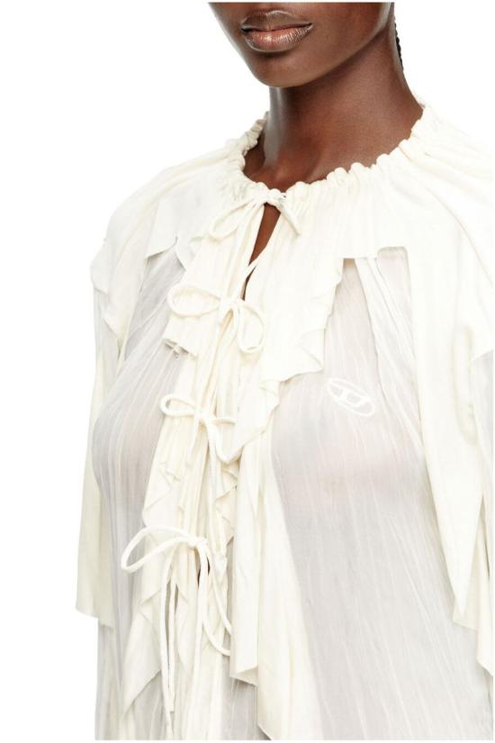 25FW 디젤 블라우스 A18563 0KIBL1AM WHITE - DIESEL