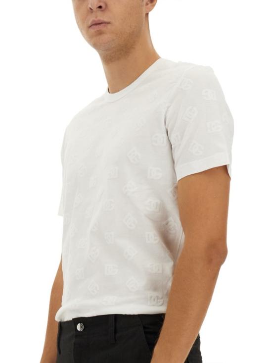  돌체앤가바나 반팔 티셔츠 G8PT1T G7NWEW0800 White - DOLCE & GABBANA