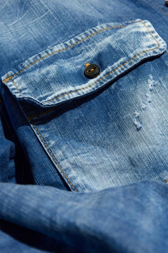  디스퀘어드2 데님 자켓 S75DL0883 S30341470 Blue - DSQUARED2