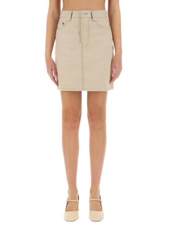 버버리 데님 스커트 8105522 C2524 Neutrals
