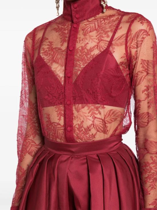  사이드 코베이시 점프수트 레이스 플리츠 플레이수트 - SAIID KOBEISY