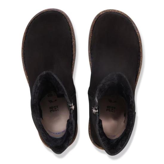 25FW 버켄스탁 부츠 UPPSALA ZIP SHEARLING 1030242 BLACK Black - BIRKENSTOCK