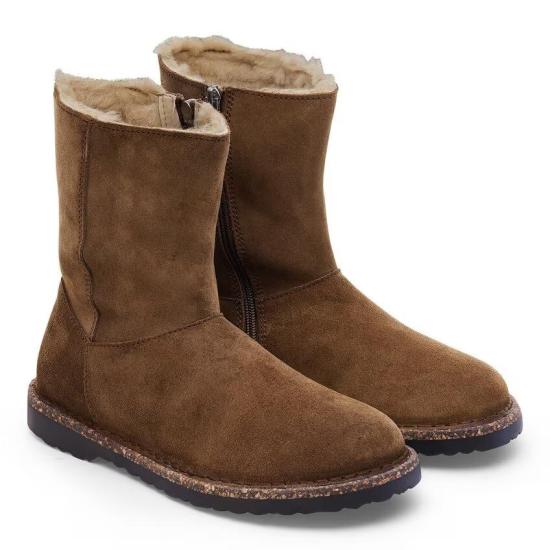 25FW 버켄스탁 부츠 UPPSALA ZIP SHEARLING 1030218 DARK TEA Dark tea