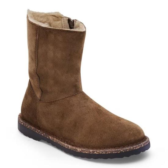 25FW 버켄스탁 부츠 UPPSALA ZIP SHEARLING 1030218 DARK TEA Dark tea - BIRKENSTOCK