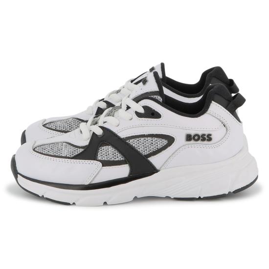 25FW [키즈] 휴고보스 스니커즈 J52570 10P White - HUGO BOSS