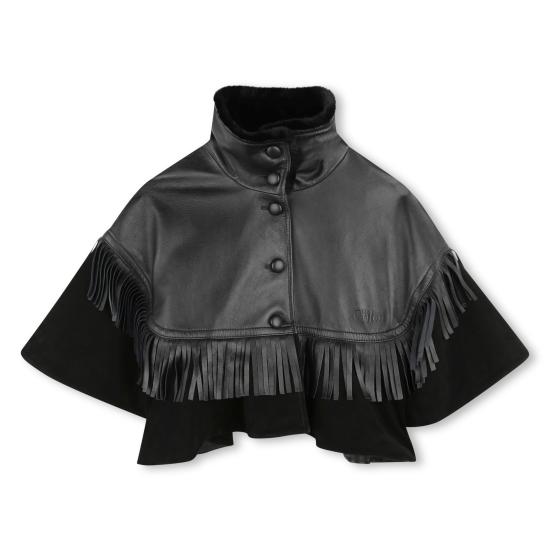 25FW [키즈] 끌로에 케이프 C20669 09B Black