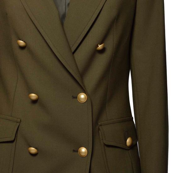 25FW 딸리아토레 수트 자켓 JHEATHER340179U24I176MET300 EV877 Green - TAGLIATORE