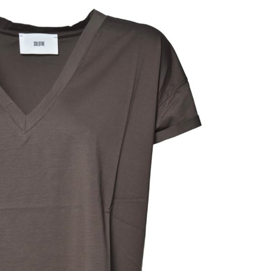 25FW 솔로트레 반팔 티셔츠 M1D0167 DU67S Brown - SOLOTRE
