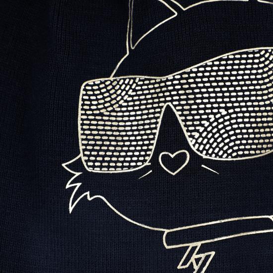 25FW [키즈] 칼라거펠트 모자 Z31008 09B Black - KARL LAGERFELD