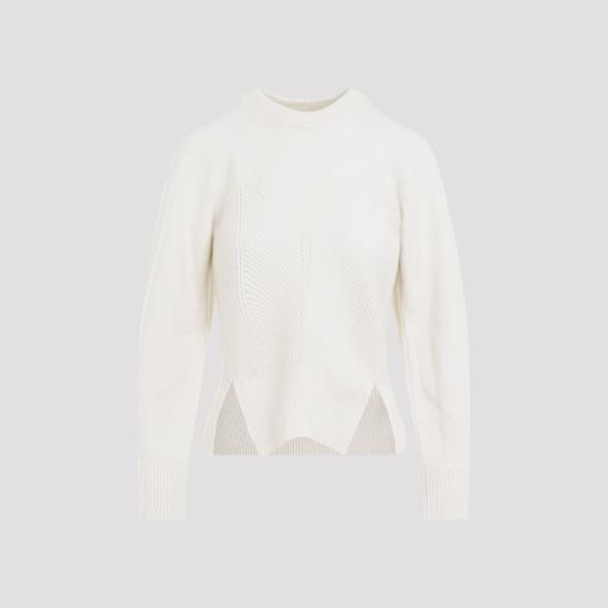 24FW 알렉산더 맥퀸 스웨터 798349 Q1BAP White - ALEXANDER MCQUEEN