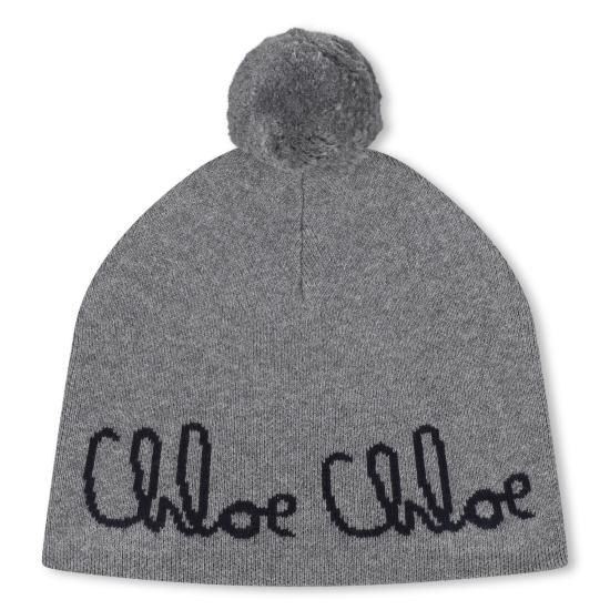 25FW [키즈] 끌로에 모자 C20675 A46 Grey - CHLOE