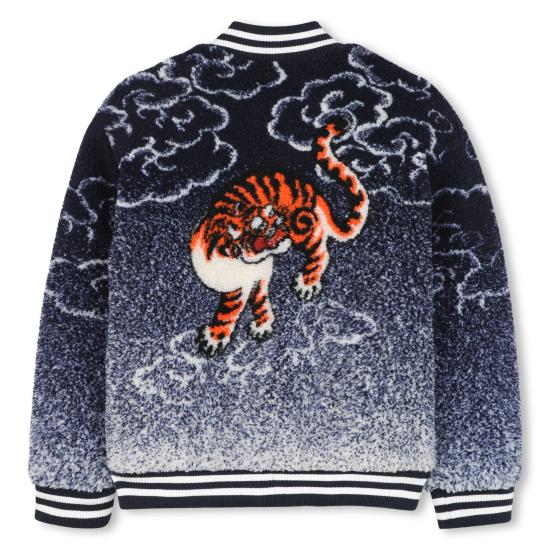 25FW [키즈] 겐조 캐주얼 자켓 K61452 845 Blue - KENZO