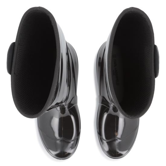 25FW [키즈] 칼라거펠트 미들 부츠 Z30985 09B Black - KARL LAGERFELD