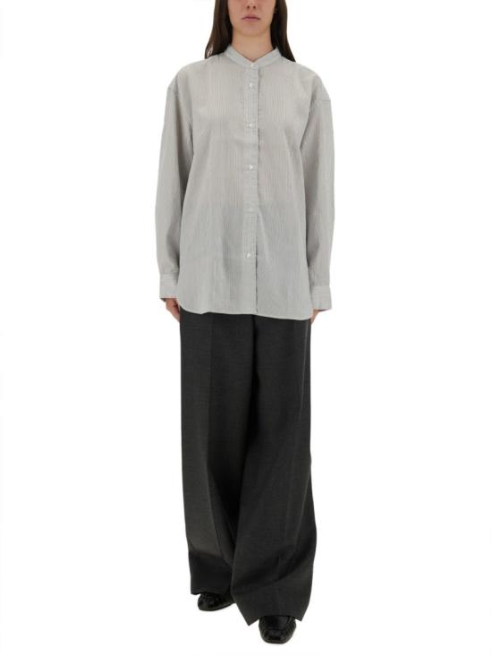 25FW 스튜디오 니콜슨 탑 DILYSSNW 1736 CHALKSTRIPE White - STUDIO NICHOLSON