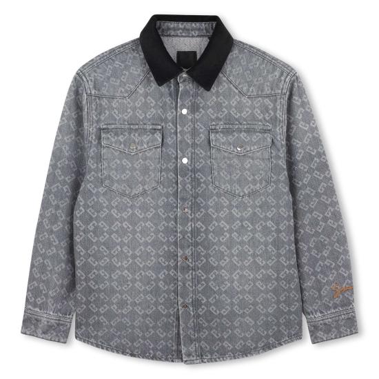 25FW [키즈] 지방시 셔츠 H30921 Z20 Grey