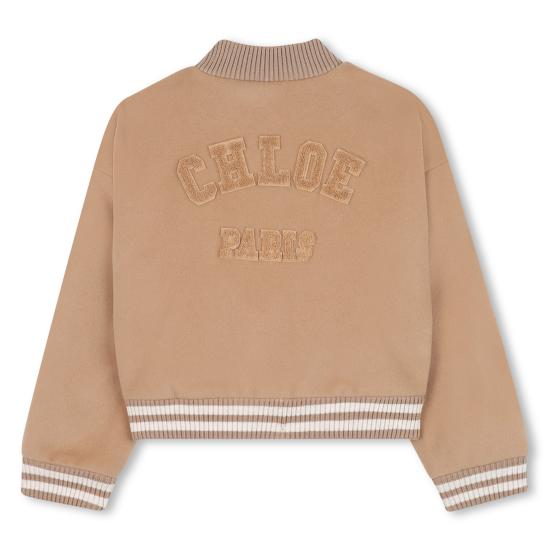 25FW [키즈] 끌로에 캐주얼 자켓 C20668 231 Beige - CHLOE