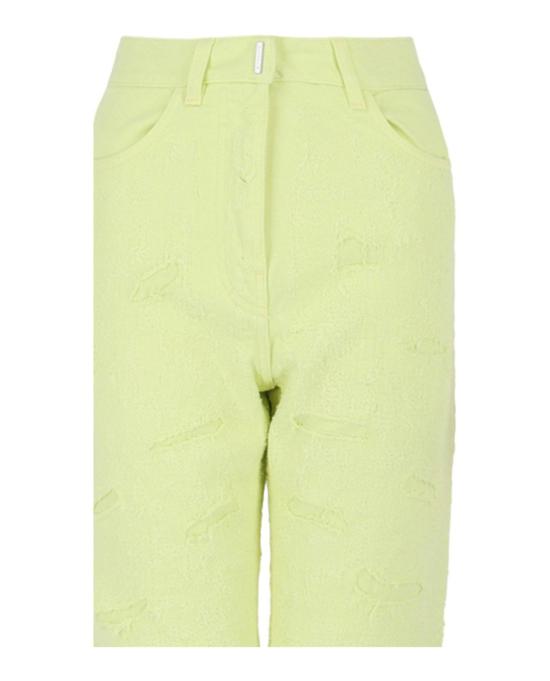  지방시 스트레이트 팬츠 BW50V7 50SR 725 91817 26 Green - GIVENCHY
