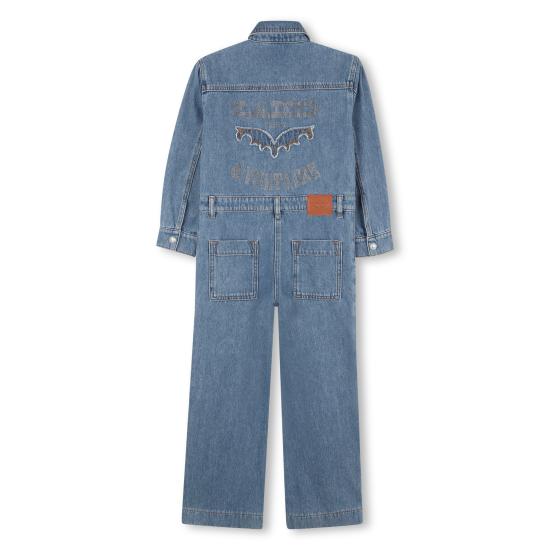 25FW [키즈] 자딕앤볼테르 점프수트 X60453 Z10 Blue - ZADIG & VOLTAIRE