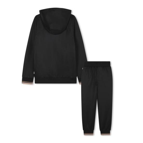 25FW [키즈] 휴고보스 트레이닝웨어/오버롤/세트 J52399 09B Black - HUGO BOSS