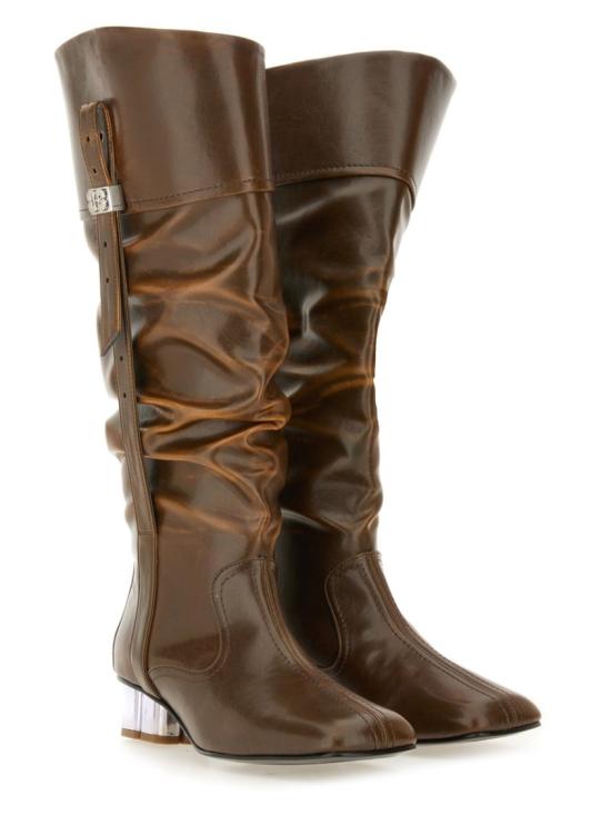 25FW 가니 부츠 S3074 826 Brown - GANNI