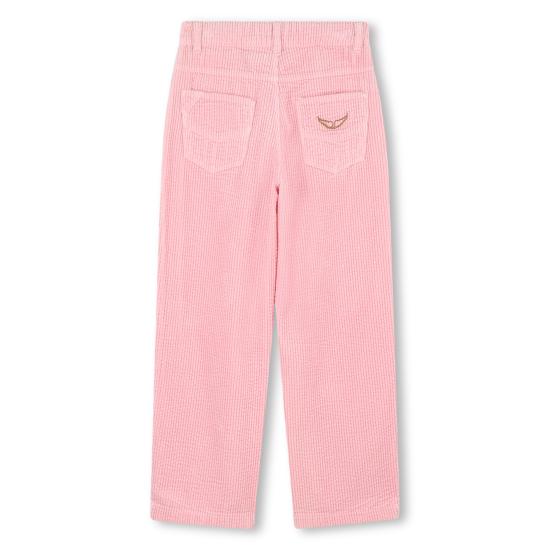 25FW [키즈] 자딕앤볼테르 스트레이트 팬츠 X60449 47Z Pink - ZADIG & VOLTAIRE