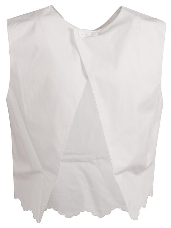 25SS 파투 민소매 티셔츠 TO1600017001W White - PATOU