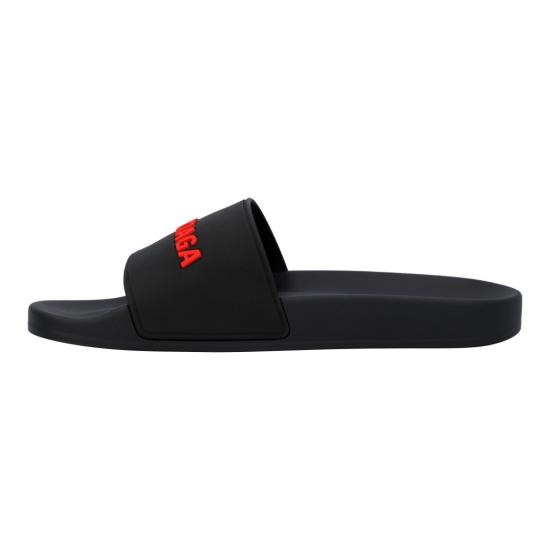  발렌시아가 파이신 슬라이드 샌들 565826W1S801064 Black - BALENCIAGA