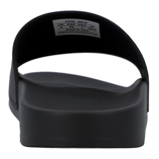  발렌시아가 파이신 슬라이드 샌들 565826W1S801064 Black - BALENCIAGA