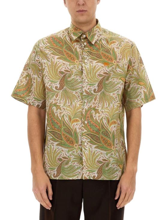 25SS 에트로 반팔 셔츠 MRIC0011 99SA5F1X0890 Neutrals