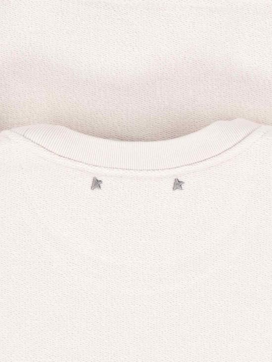 25FW 골든구스 앞면 프린트 화이트 코튼 스웨트셔츠 GMP01223 P00213511616 Neutrals - GOLDEN GOOSE