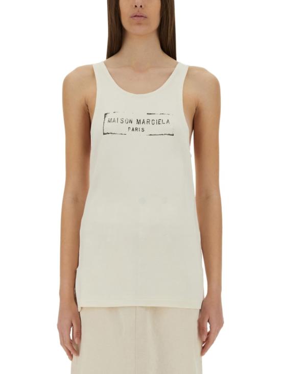25SS 마르지엘라 민소매 티셔츠 S51NL0048 S24522103 White