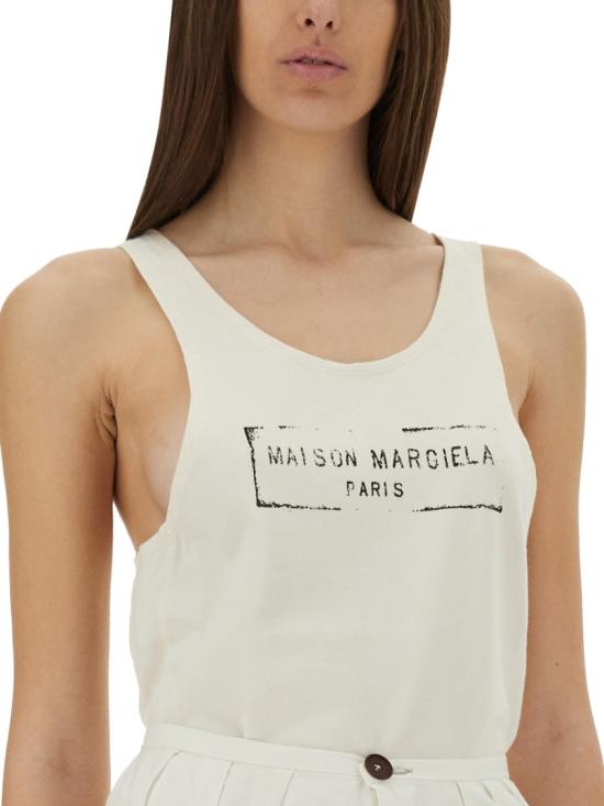 25SS 마르지엘라 민소매 티셔츠 S51NL0048 S24522103 White - MAISON MARGIELA