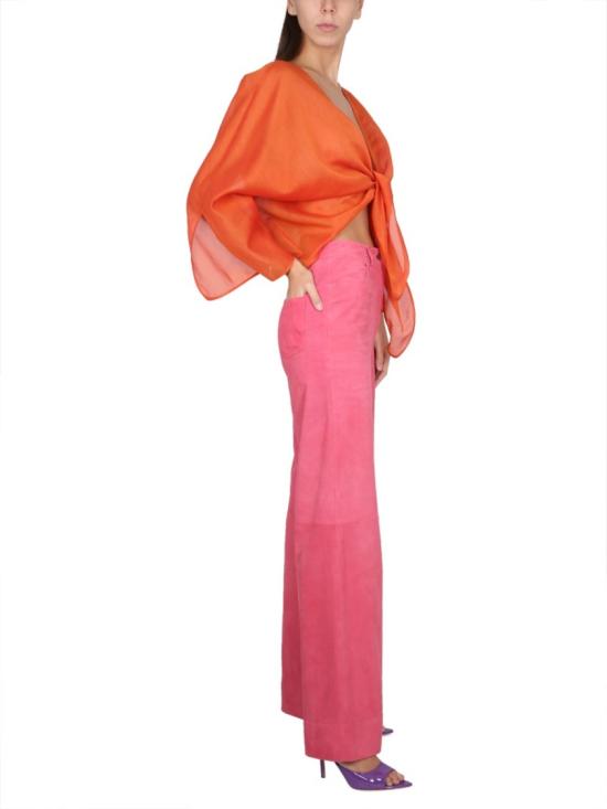  알베르타 페레티 데님 팬츠 37070176 0211 Burgundy - ALBERTA FERRETTI