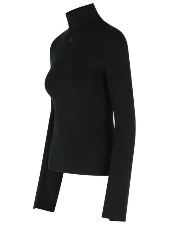 25FW 쿠레쥬 터틀넥 425MPU260FI0001 9999 Black - COURREGES