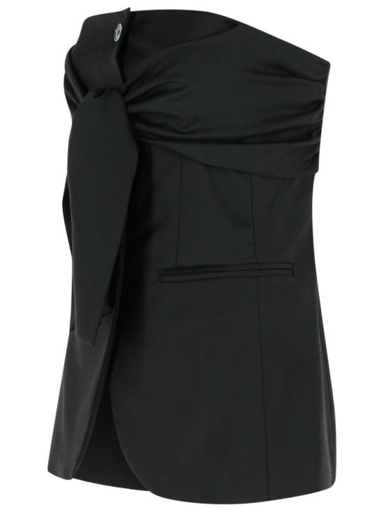 25FW 막스마라 탑 2521166031 004 Black - MAX MARA