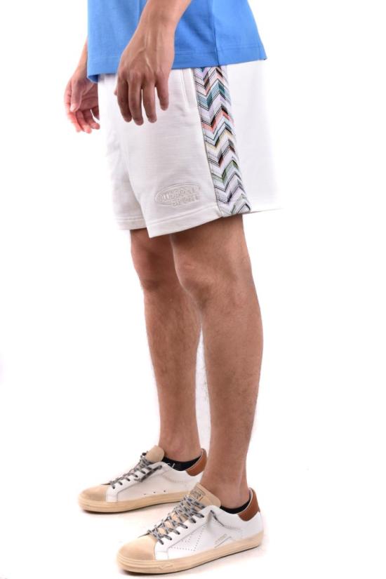  미소니 숏팬츠 TS24SI01 BJ00JVS01BL White - MISSONI