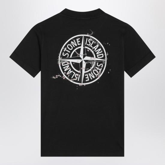 25FW [키즈] 스톤 아일랜드 셔츠 2100010 BS0261 Black - STONE ISLAND