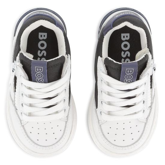 25FW [키즈] 휴고보스 스니커즈 J52580K 10P White - HUGO BOSS