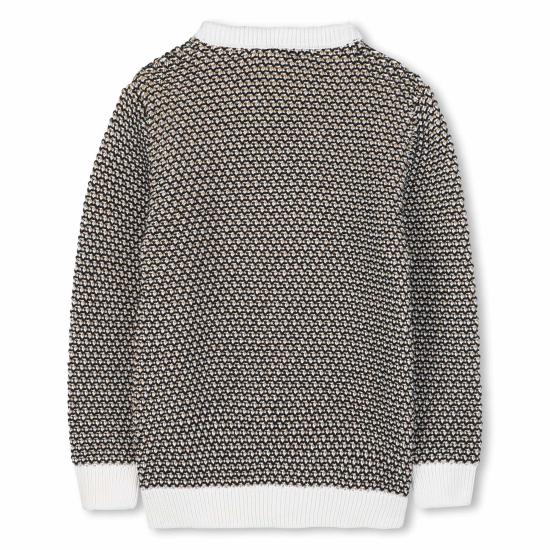 25FW [키즈] 휴고보스 니트/스웻셔츠 J52345 09B Black - HUGO BOSS