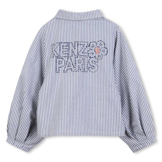 25FW [키즈] 겐조 셔츠 K61311 780 Clear Blue - KENZO