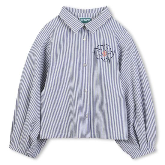 25FW [키즈] 겐조 셔츠 K61311 780 Clear Blue