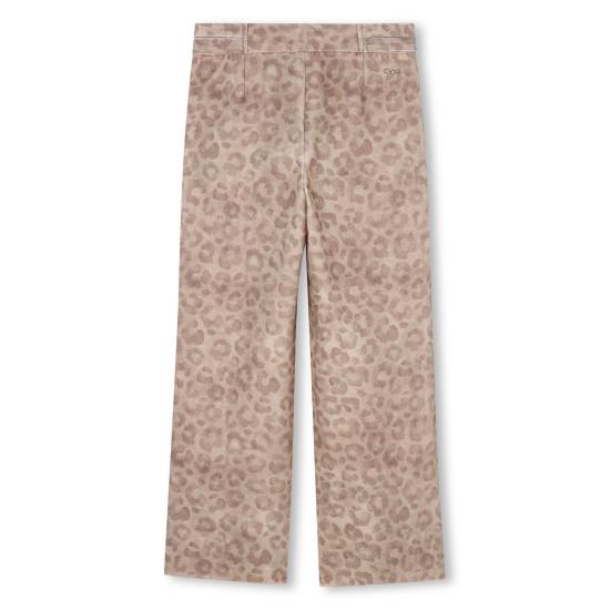 25FW [키즈] 끌로에 스트레이트 팬츠 C20635 257 Beige - CHLOE